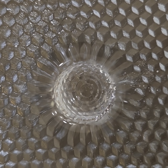 1988 Holmegaard Trigona Tapper Candle Holder Vtg. Glass - Picture 5 of 6